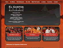 Tablet Screenshot of elgustos.com.au